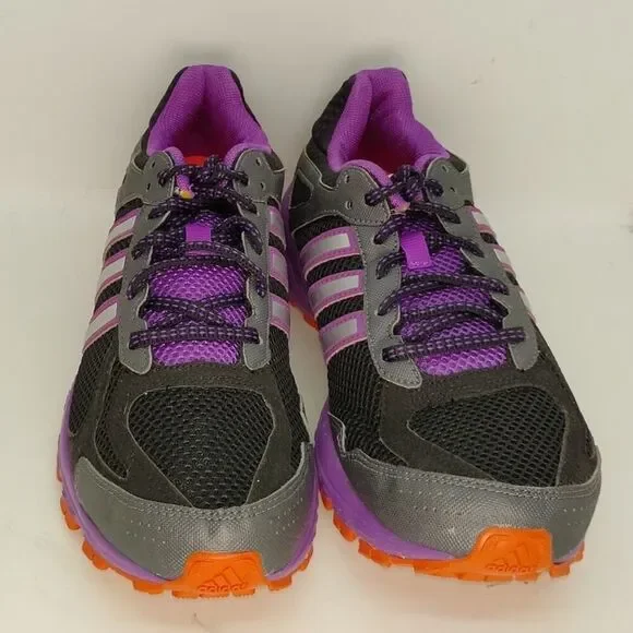 Adidas Adiprene Women's Black & Purple Running Sneakers - Size 8.5 - Picture 2 of 7
